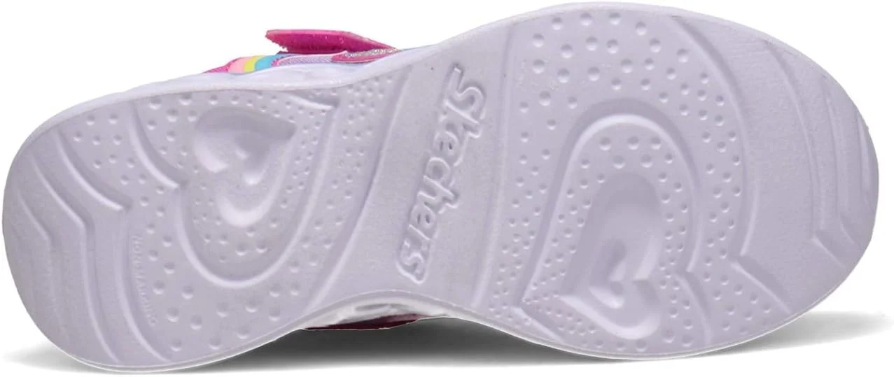 کفش دخترانه اسکیچرز مدل Heart Lights-rainbow Lux