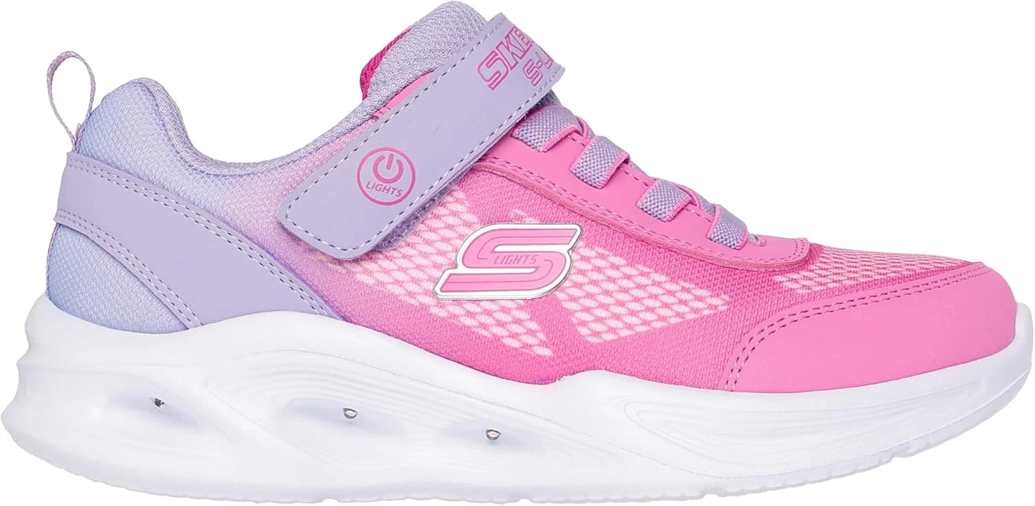 کفش کتانی دخترانه اسکیچرز مدل Sola Glow Ombre Deluxe کفش کتانی دخترانه اسکیچرز مدل Sola Glow Ombre Deluxe