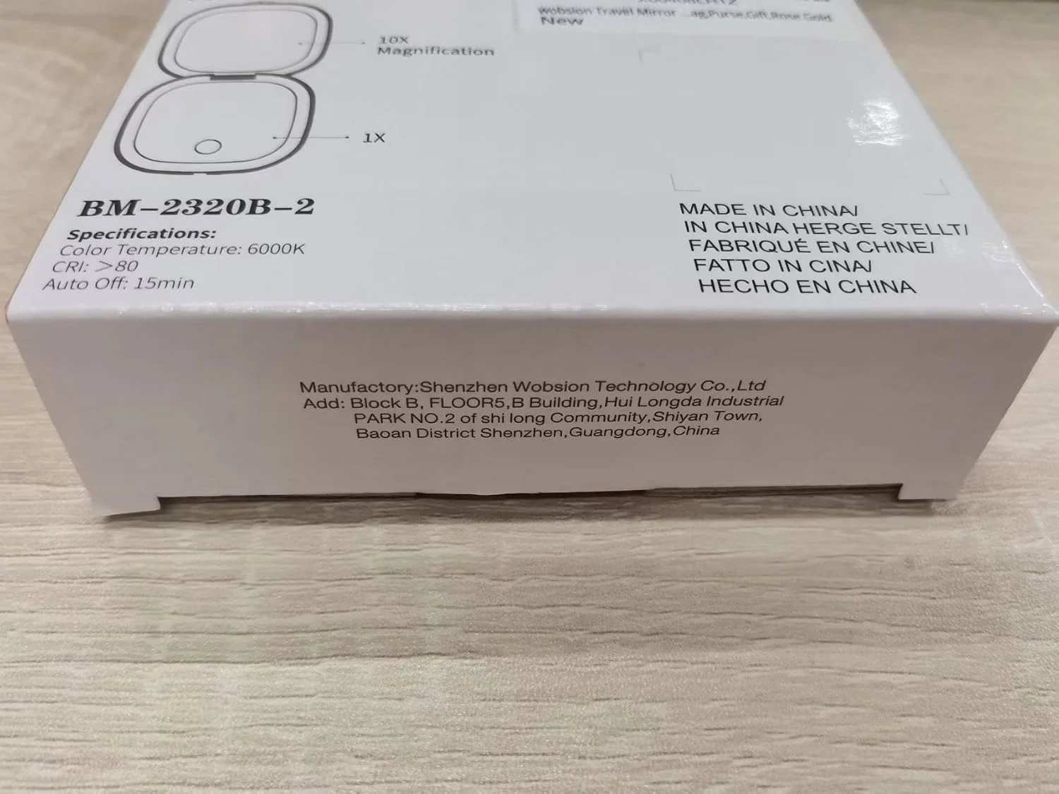 آینه آرایشی LED جیبی WOBSION با بزرگنمایی 1X/10X و نور، آینه مسافرتی کوچک قابل حمل با نور و شارژ USB، آینه دستی دو طرفه با قابلیت تنظیم نور 750 میلی آمپر ساعت برای آرایش، رزگلد آینه آرایشی LED جیبی WOBSION با بزرگنمایی 1X/10X و نور، آینه مسافرتی کوچک قابل حمل با نور و شارژ USB، آینه دستی دو طرفه با قابلیت تنظیم نور 750 میلی آمپر ساعت برای آرایش، رزگلد