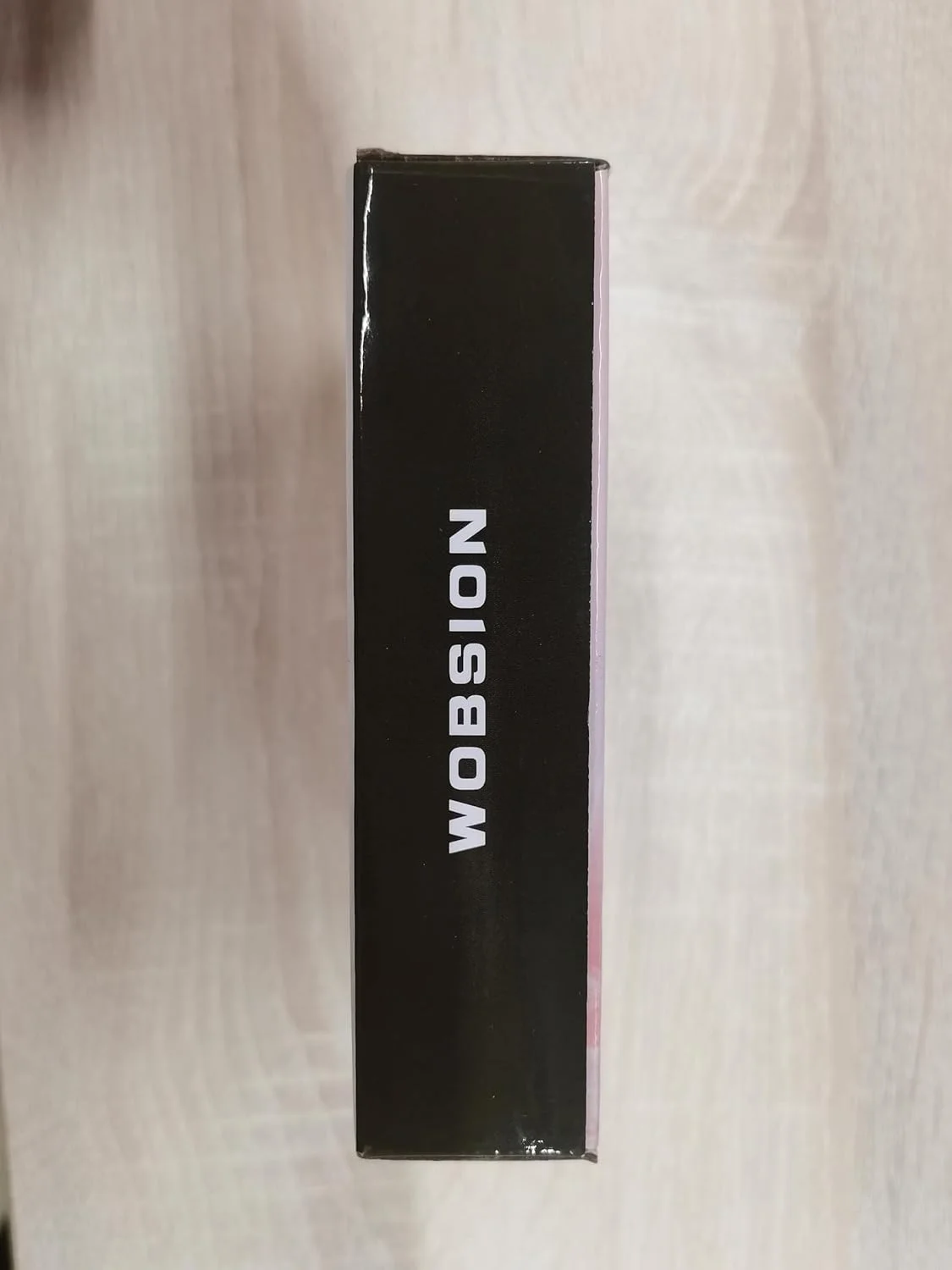 Wobsion Portable LED Pocket Mirror with Magnification 1×/10×, 750 mAh USB Rechargeable Travel Mirror with Dimmable, Hand Mirror Double Sided with Light, Travel Mirror Foldable, Gifts for Girls, Black