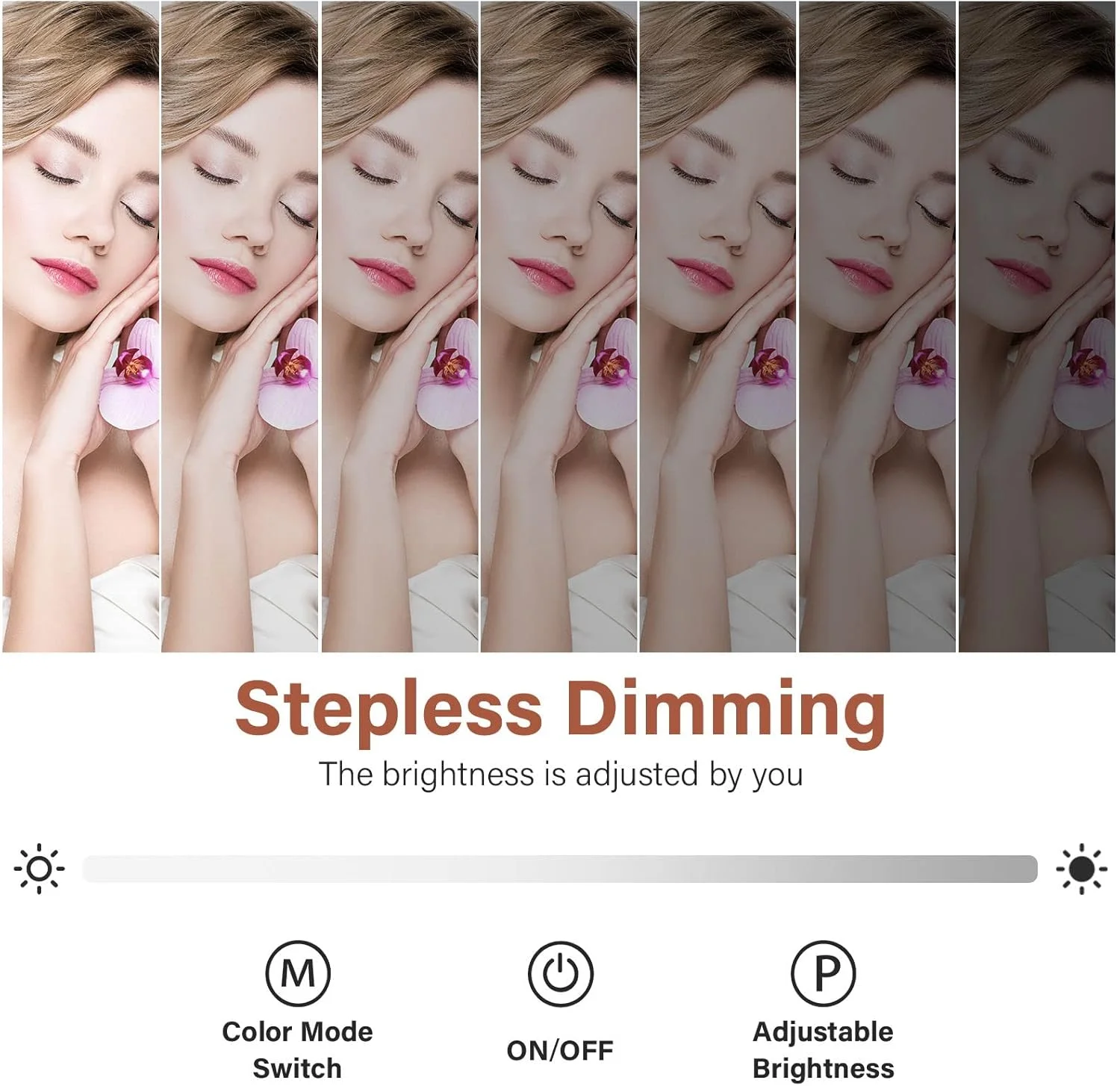 آینه آرایشی چراغ دار CASSILANDO با شارژ USB، آینه آرایشی هالیوودی، آینه بزرگ چراغ دار با 15 لامپ LED آینه آرایشی چراغ دار CASSILANDO با شارژ USB، آینه آرایشی هالیوودی، آینه بزرگ چراغ دار با 15 لامپ LED