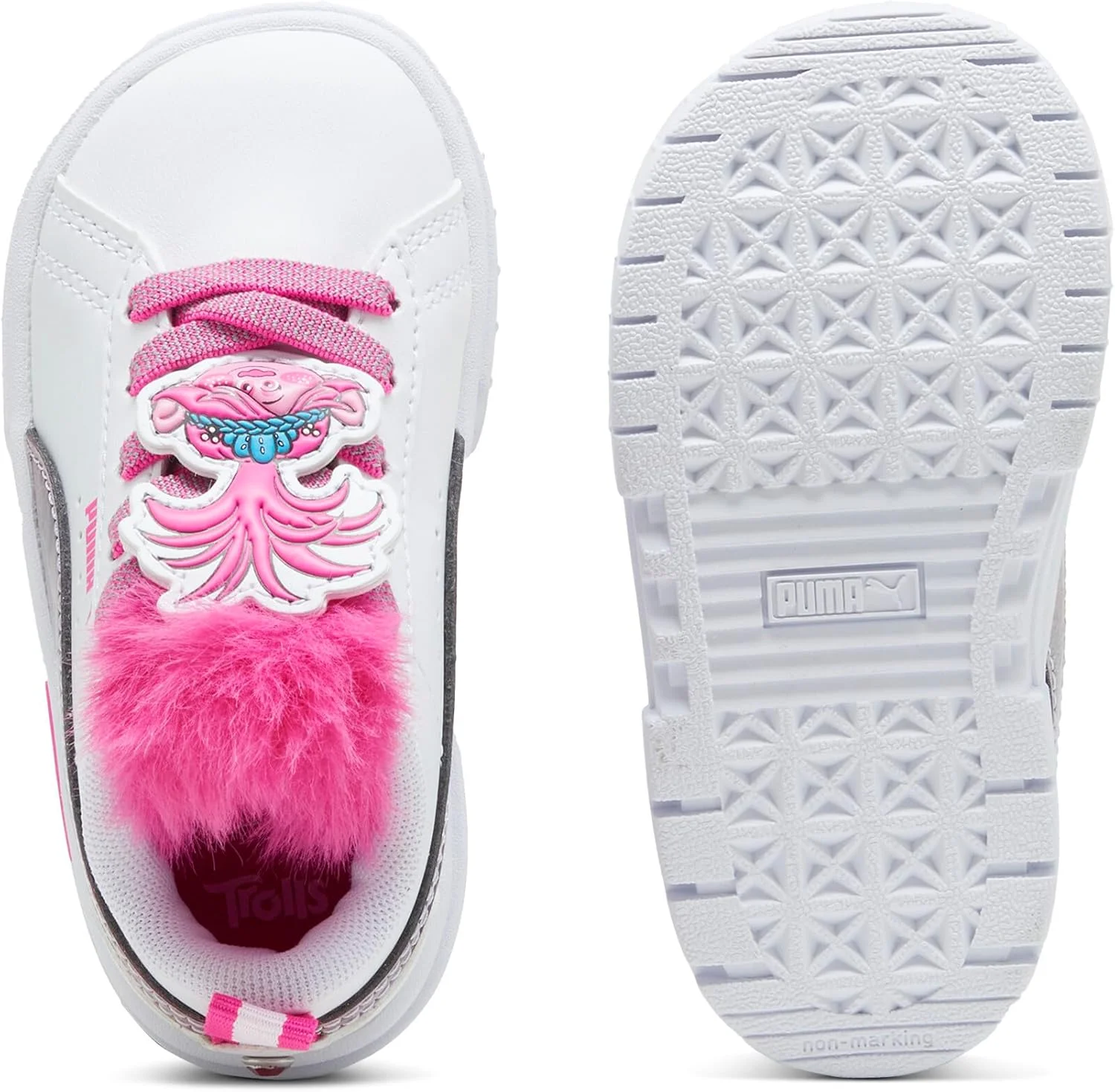 کفش کتانی دخترانه پوما مدل Mayze با طرح ترول ها کفش کتانی دخترانه پوما مدل Mayze با طرح ترول ها