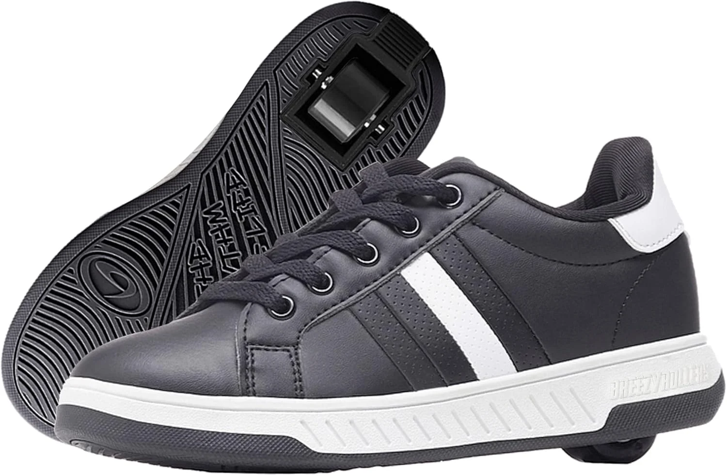 کفش های چرخ دار BREEZY ROLLERS برای کودکان، کفش های اسکیت غلتکی بچه گانه، تبدیل کفش های خیابانی کودکان به اسکیت غلتکی در چند ثانیه، سیستم کلیکی ثبت شده، کفش های ورزشی چرخ دار برای دختران و پسران