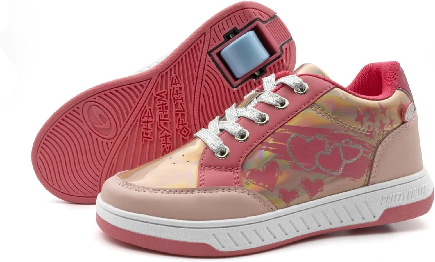 کفش های چرخ دار BREEZY ROLLERS برای کودکان، کفش های اسکیت غلتکی بچه گانه، از کفش های خیابانی بچه گانه تا اسکیت غلتکی در چند ثانیه، سیستم کلیکی ثبت شده، کفش های ورزشی چرخ دار برای دختران و پسران