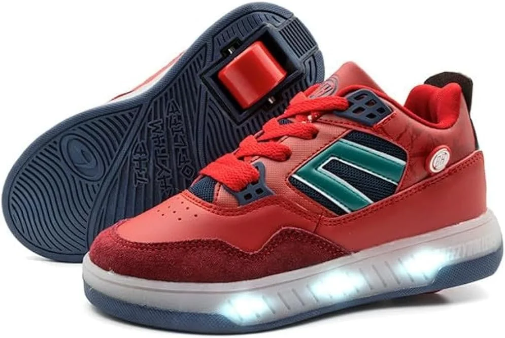 کفش های چرخ دار و چراغ دار LED مدل BREEZY ROLLERS برای کودکان، هر قدم شما را روشن می کند، کفش برای هر مناسبت