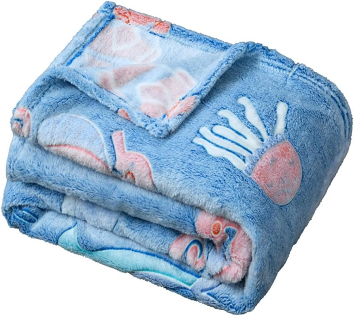 پتوی شب‌تاب برای دختران و پسران، پتوی نرم و لطیف فلانل برای کودکان، پتوی دنیای زیر آب مناسب اتاق خواب و محل کار