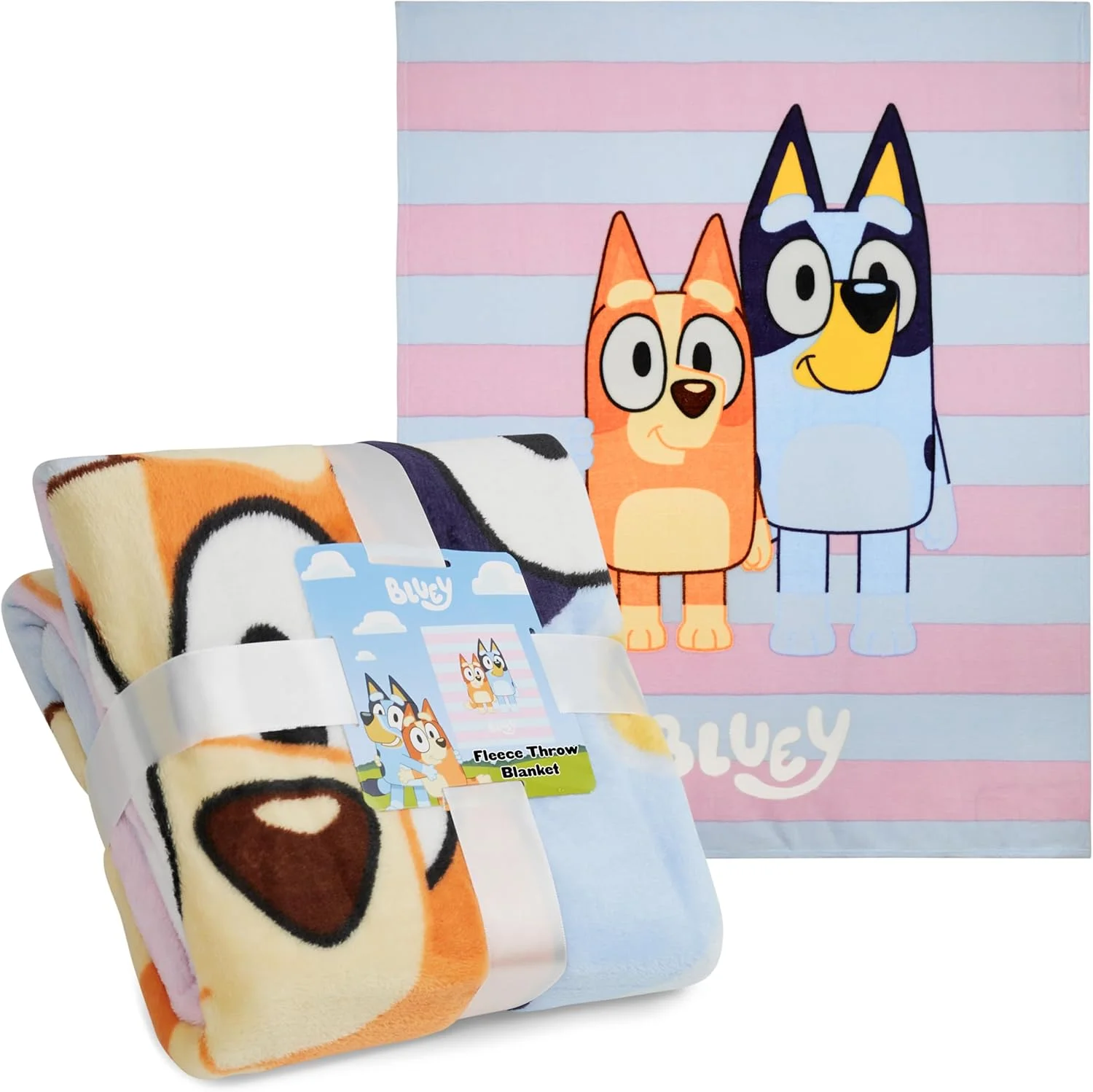 پتو پشمی Bluey برای کودکان، پتوهای پشمی فوق العاده نرم 150x130 سانتی متر، پتو گرم برای مبل و تخت، هدیه برای کودکان پتو پشمی Bluey برای کودکان، پتوهای پشمی فوق العاده نرم 150x130 سانتی متر، پتو گرم برای مبل و تخت، هدیه برای کودکان