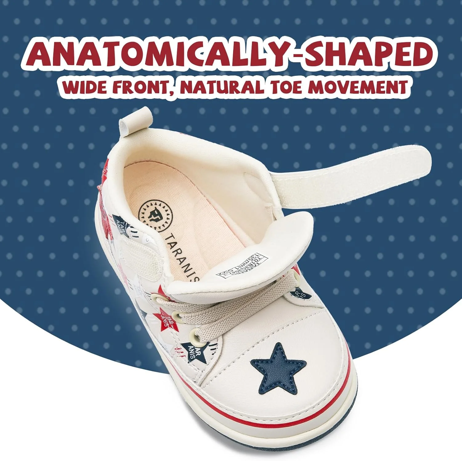 کفش های نوپا تارانیز، زیره لاستیکی نرم ضد لغزش، اولین کفش های پیاده روی، کفش های کتانی نوزاد چسبی و تنفسی کفش های نوپا تارانیز، زیره لاستیکی نرم ضد لغزش، اولین کفش های پیاده روی، کفش های کتانی نوزاد چسبی و تنفسی