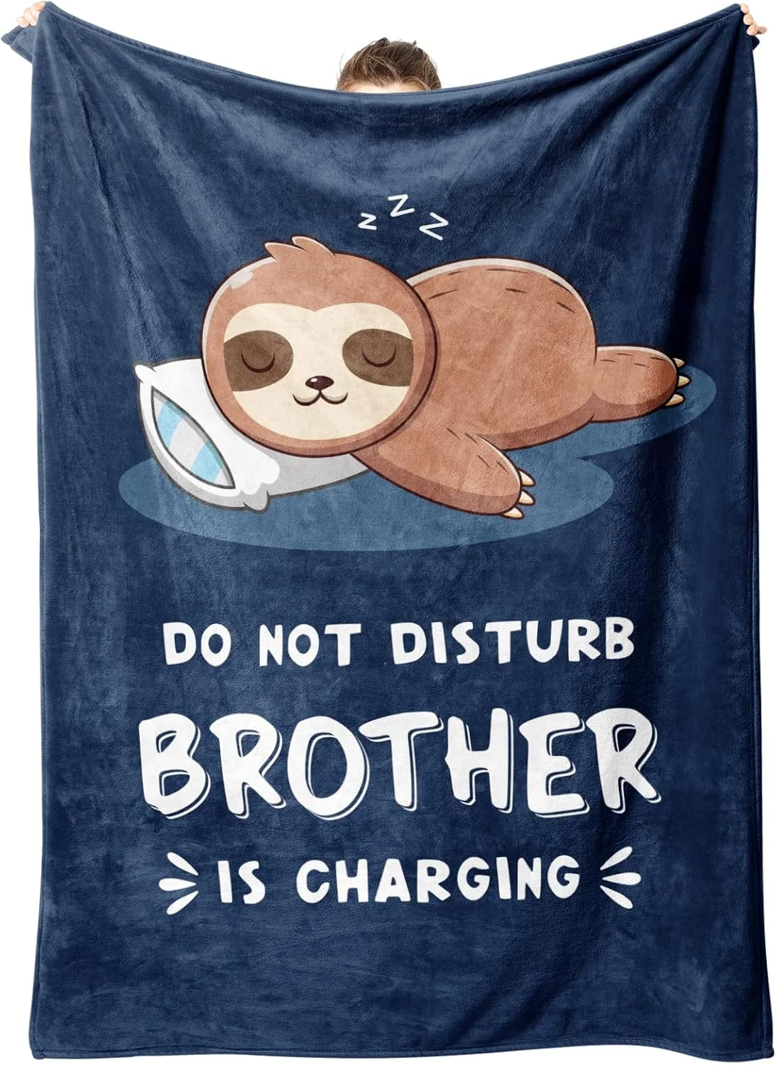 هدیه خنده دار برای برادر بزرگسال، هدیه تولد برادر، پتوی تنبل در حال شارژ برای برادر، هدیه برادر برای روز پدر کریسمس، پتوی نرم برای برادران 152cm x 127cm هدیه خنده دار برای برادر بزرگسال، هدیه تولد برادر، پتوی تنبل در حال شارژ برای برادر، هدیه برادر برای روز پدر کریسمس، پتوی نرم برای برادران 152cm x 127cm