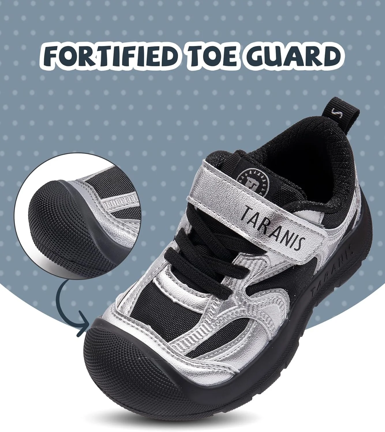 کفش های کتانی راحت و بدون لغزش TARANIS مناسب کودکان و نوجوانان، کفش پیاده روی مناسب خاک و گل