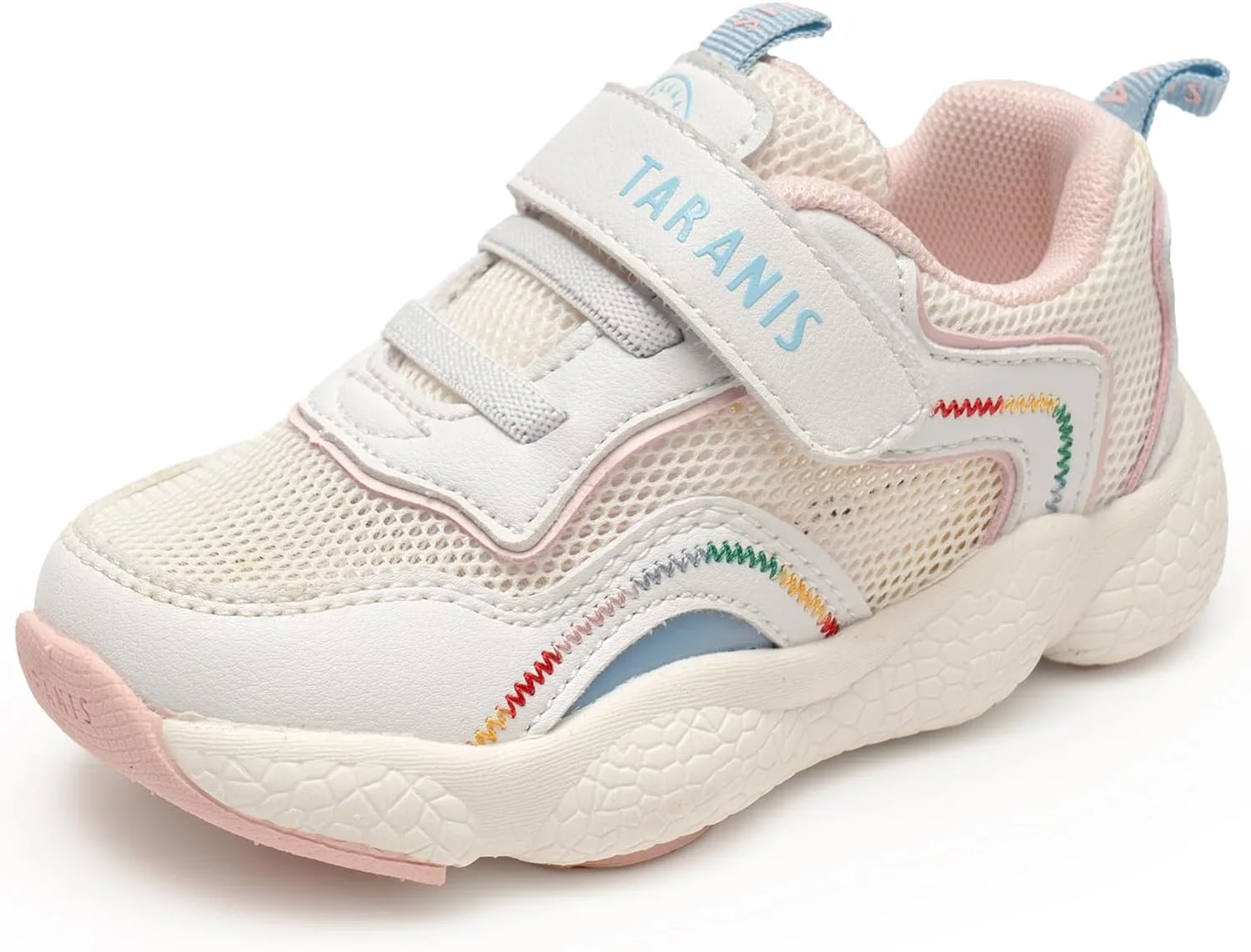 کفش های مخصوص نوپایان TARANIS، کفش ورزشی دخترانه و پسرانه، کفش تنیس بچه گانه مدل Barefoot Slip on، صورتی 2، سایز 11.5