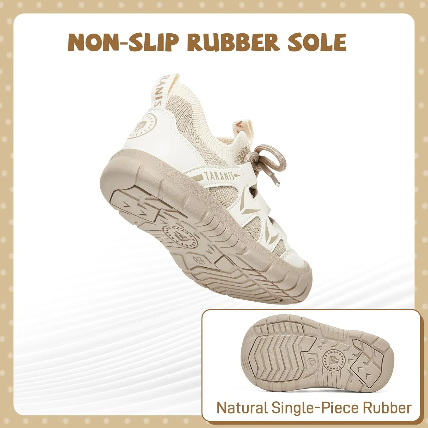 کفش های بچه گانه TARANIS، کفش های ورزشی لغزنده برای فضای باز، مناسب پیاده روی و گردش، بافتنی تنفسی، بدون نیاز به گره زدن کفش های بچه گانه TARANIS، کفش های ورزشی لغزنده برای فضای باز، مناسب پیاده روی و گردش، بافتنی تنفسی، بدون نیاز به گره زدن