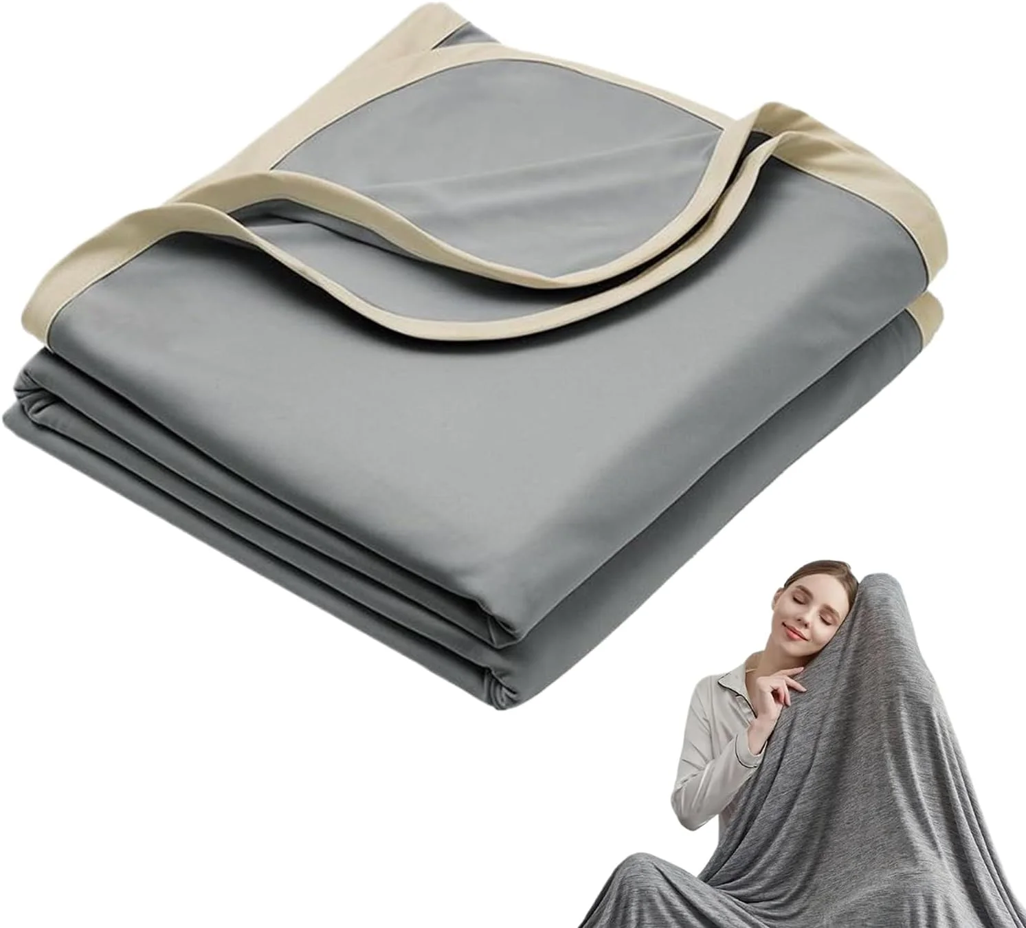پتوی خنک کننده، پتوی سرد تنفسی | لوازم مسافرتی قابل شستشو، ملافه خواب سبک وزن برای خانه، استودیو، هتل