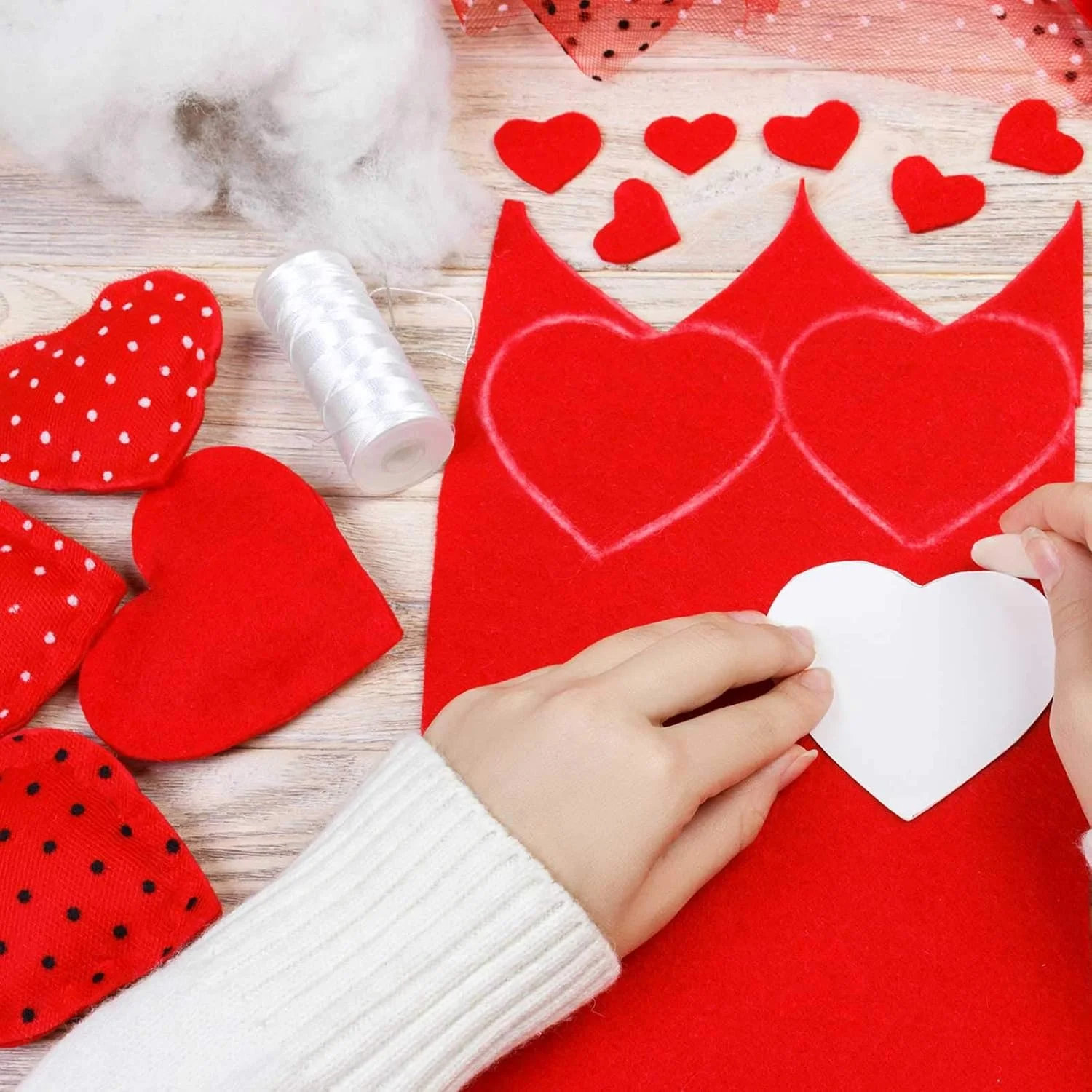 نوار پارچه ای چسبناک Outus، نوار دو طرفه چسبی پارچه ای، نوار فشاری، بدون نیاز به دوخت، چسباندن یا اتو کردن، ابزار تغییر و لبه دوزی (1 عدد، 1/2 اینچ × 164 فوت)