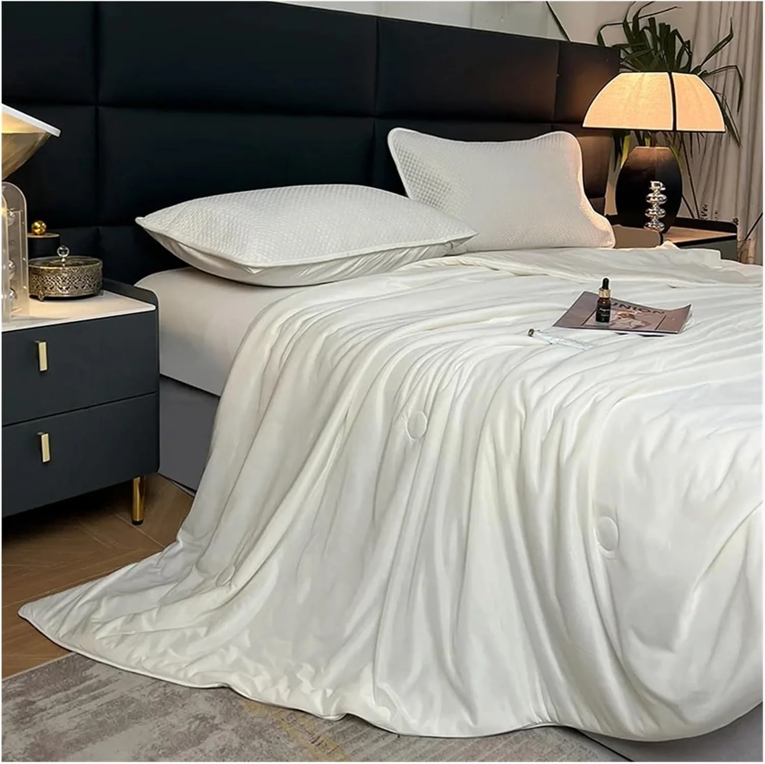 پتوی خنک کننده، پتوی نرم برای افراد گرمایی، لحاف تابستانی سبک وزن با پارچه خنک کننده دو طرفه، ملحفه و روتختی نرم، 200x230 سانتی متر، FH-762