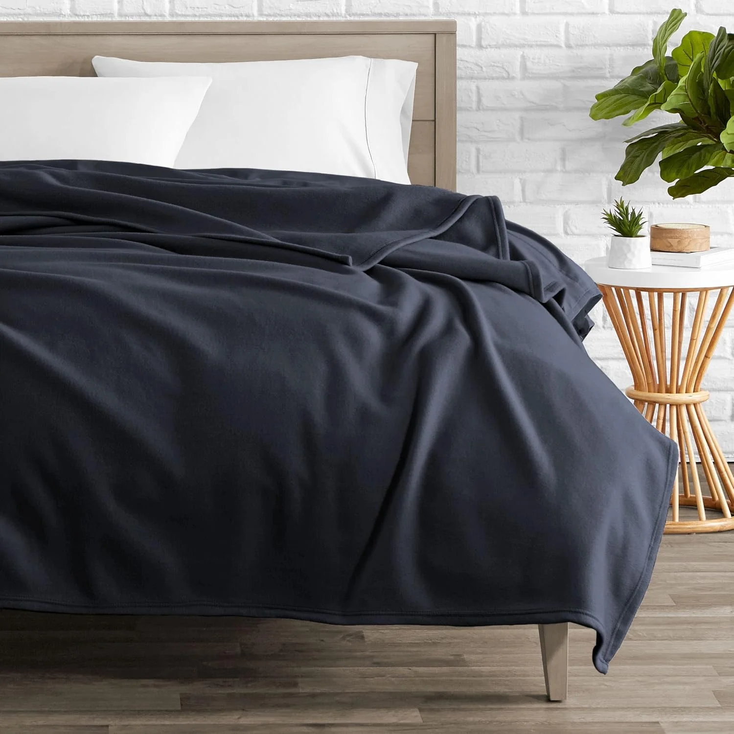 پتو پلار فلیس سبک وزن مخصوص زمستان سنگین 300 GSM BSB HOME® مناسب تخت دو نفره (220x230 سانتی متر، رنگ- خاکستری)