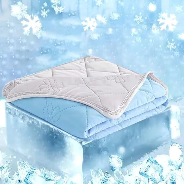 پتوی خنک کننده CasRmia، پتوی تهویه مطبوع تابستانی، الیاف خنک تابستانی با پارچه سازگار با پوست و فناوری خنک کننده، جذب کننده گرمای بدن برای خوابی راحت (آبی/100 * 150 سانتی متر) پتوی خنک کننده CasRmia، پتوی تهویه مطبوع تابستانی، الیاف خنک تابستانی با پارچه سازگار با پوست و فناوری خنک کننده، جذب کننده گرمای بدن برای خوابی راحت (آبی/100 * 150 سانتی متر)