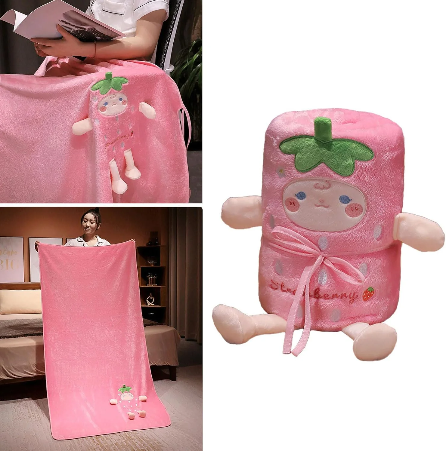 پتوی نوزاد فلانل کارتونی نرم، پتوی خواب راحت با طرح حیوانات برای آسایش و اوقات بازی، دکوراسیون اتاق