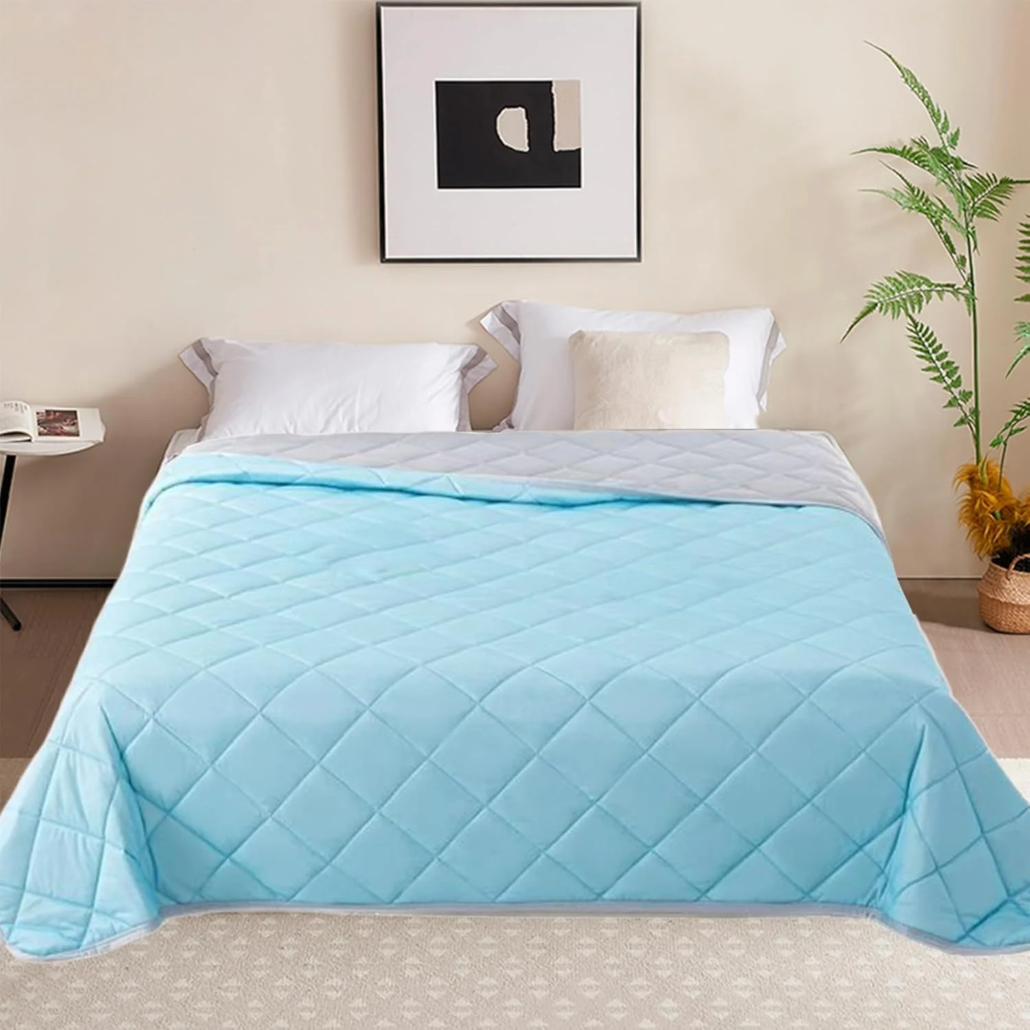 پتو یخی برای افراد گرمایی، پتو خنک کننده تابستانی تنفسی برای مبل | ملزومات رختخواب دو طرفه خنک کننده بدن برای خواب شبانه در اتاق خواب، تعریق شبانه و هوای گرم پتو یخی برای افراد گرمایی، پتو خنک کننده تابستانی تنفسی برای مبل | ملزومات رختخواب دو طرفه خنک کننده بدن برای خواب شبانه در اتاق خواب، تعریق شبانه و هوای گرم