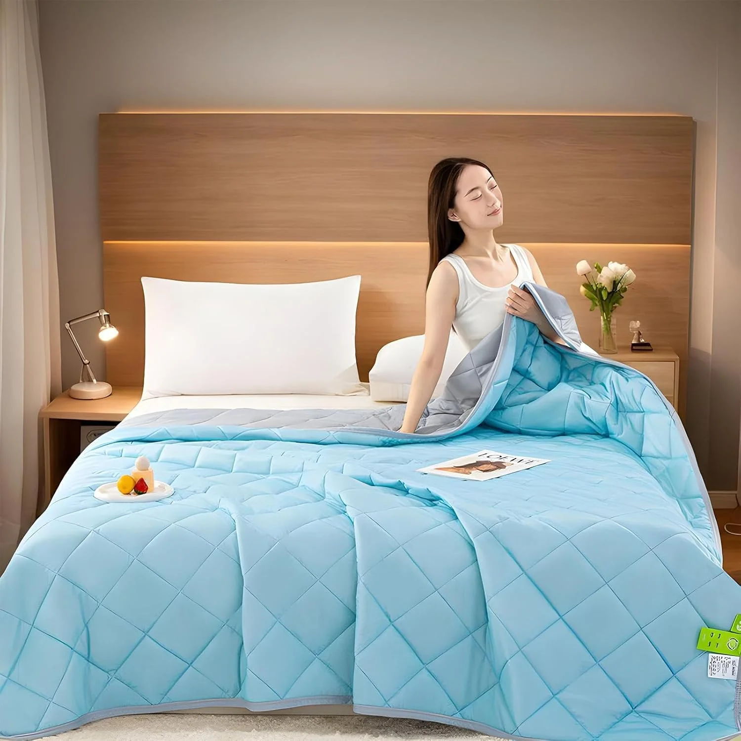 پتوهای خنک کننده | پتوهای سرد سبک وزن تابستانی برای خواب، لحاف سازگار با پوست، ملحفه های هوای گرم برای عرق شبانه مسافرت اتاق خواب کمپینگ مبل خواب شبانه پتوهای خنک کننده | پتوهای سرد سبک وزن تابستانی برای خواب، لحاف سازگار با پوست، ملحفه های هوای گرم برای عرق شبانه مسافرت اتاق خواب کمپینگ مبل خواب شبانه