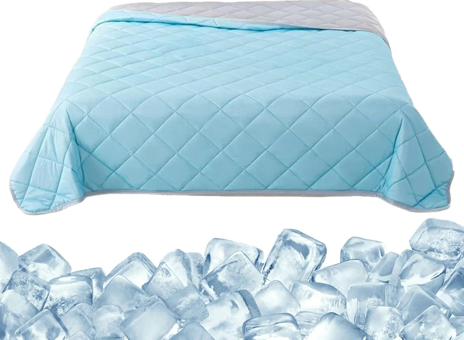 پتو یخی برای افراد گرمایی، پتو خنک کننده تابستانی تنفسی برای مبل | ملزومات رختخواب دو طرفه خنک کننده بدن برای خواب شبانه در اتاق خواب، تعریق شبانه و هوای گرم پتو یخی برای افراد گرمایی، پتو خنک کننده تابستانی تنفسی برای مبل | ملزومات رختخواب دو طرفه خنک کننده بدن برای خواب شبانه در اتاق خواب، تعریق شبانه و هوای گرم