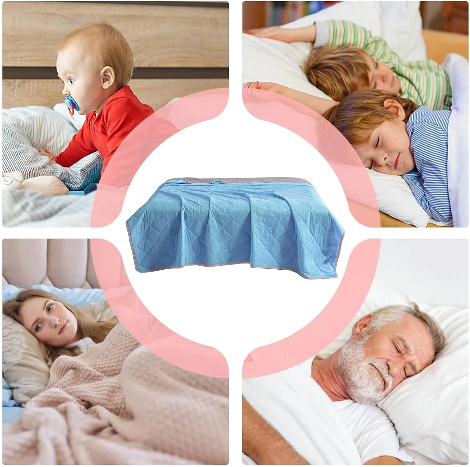 پتوهای خنک کننده برای افراد گرمایی، پتوی خنک کننده تابستانی برای خواب | لحاف سبک وزن دو طرفه برای بزرگسالان مناسب آپارتمان، مسافرت، خوابگاه، مبل و خانه پتوهای خنک کننده برای افراد گرمایی، پتوی خنک کننده تابستانی برای خواب | لحاف سبک وزن دو طرفه برای بزرگسالان مناسب آپارتمان، مسافرت، خوابگاه، مبل و خانه