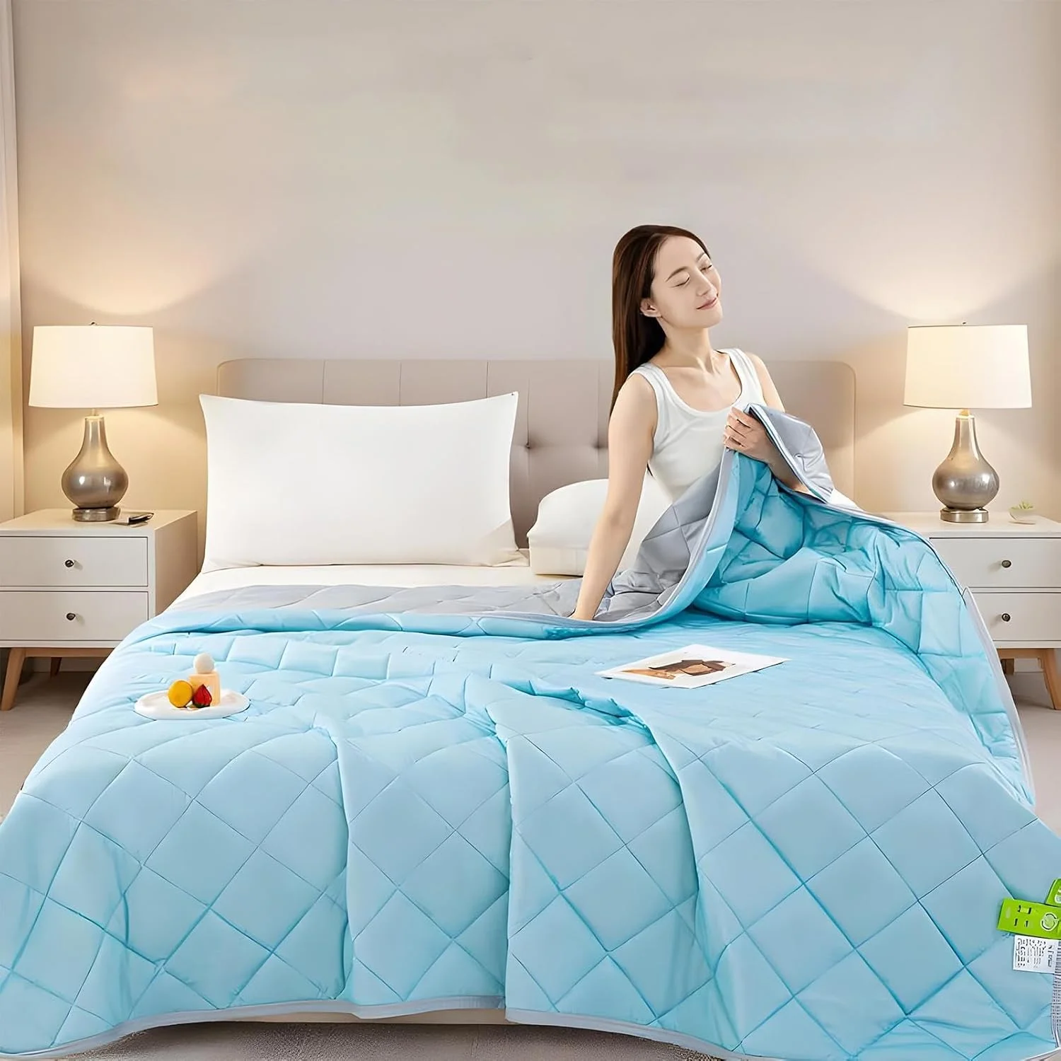 پتوهای تخت خواب | پتوی تخت خواب تابستانی تنفسی برای مبل - لحاف سازگار با پوست برای خنک نگه داشتن بدن در هوای گرم، کمپینگ، مسافرت، اتاق خواب، خواب شبانه، مبل، کاناپه پتوهای تخت خواب | پتوی تخت خواب تابستانی تنفسی برای مبل - لحاف سازگار با پوست برای خنک نگه داشتن بدن در هوای گرم، کمپینگ، مسافرت، اتاق خواب، خواب شبانه، مبل، کاناپه