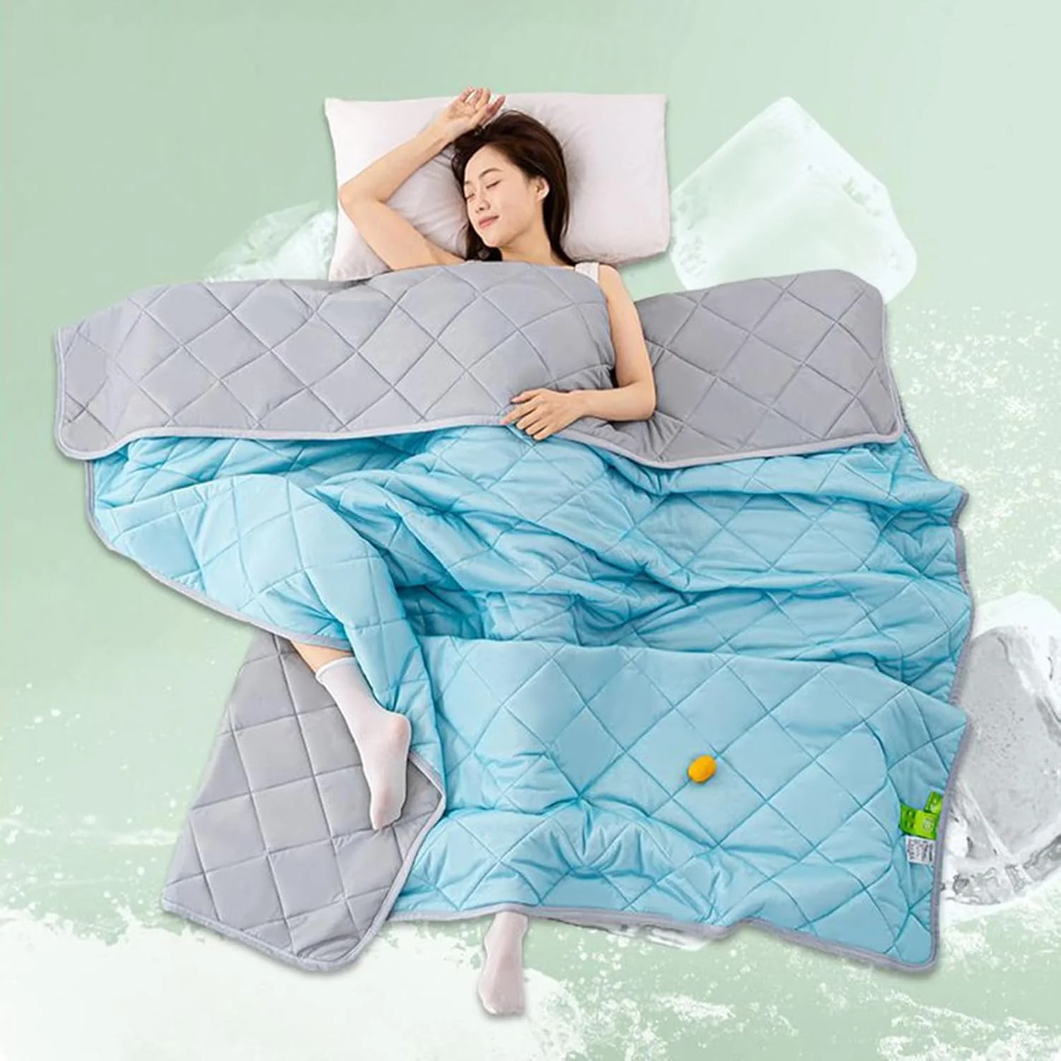 پتو خنک کننده | پتوهای سرد سبک وزن تابستانی برای خواب، لحاف سازگار با پوست، ملافه هوای گرم برای عرق شبانه مسافرت اتاق خواب کمپینگ مبل خواب شب پتو خنک کننده | پتوهای سرد سبک وزن تابستانی برای خواب، لحاف سازگار با پوست، ملافه هوای گرم برای عرق شبانه مسافرت اتاق خواب کمپینگ مبل خواب شب