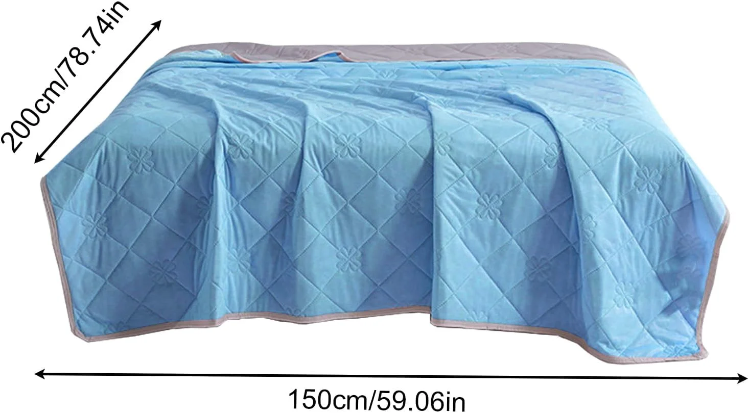 پتوهای خنک کننده برای افراد گرمایی، پتوی خنک کننده تابستانی برای خواب | لحاف سبک وزن دو طرفه برای بزرگسالان مناسب آپارتمان، مسافرت، خوابگاه، مبل و خانه پتوهای خنک کننده برای افراد گرمایی، پتوی خنک کننده تابستانی برای خواب | لحاف سبک وزن دو طرفه برای بزرگسالان مناسب آپارتمان، مسافرت، خوابگاه، مبل و خانه