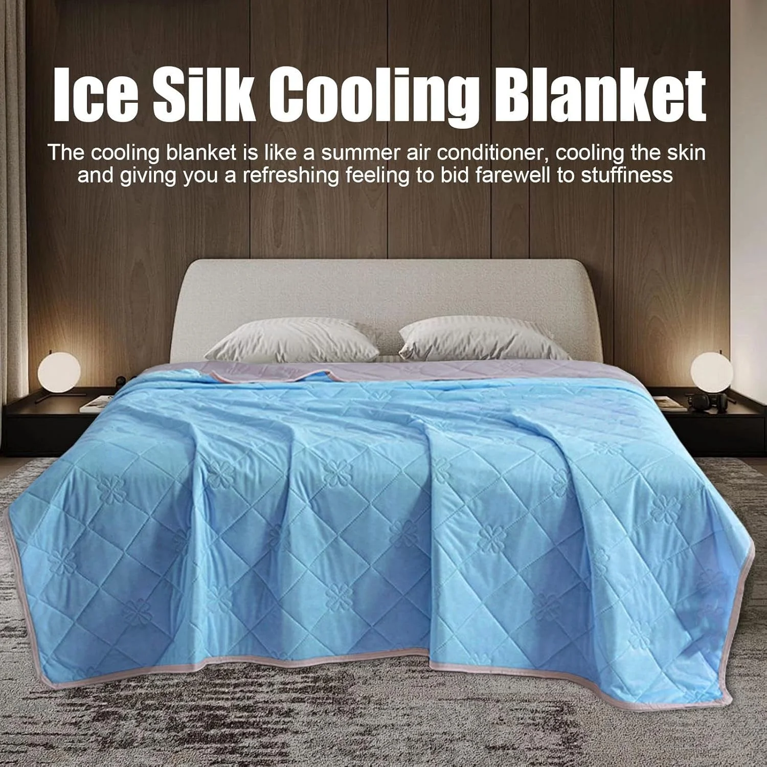 پتوهای خنک کننده برای افراد گرمایی، پتوی خنک کننده تابستانی برای خواب | لحاف سبک وزن دو طرفه برای بزرگسالان مناسب آپارتمان، مسافرت، خوابگاه، مبل و خانه پتوهای خنک کننده برای افراد گرمایی، پتوی خنک کننده تابستانی برای خواب | لحاف سبک وزن دو طرفه برای بزرگسالان مناسب آپارتمان، مسافرت، خوابگاه، مبل و خانه