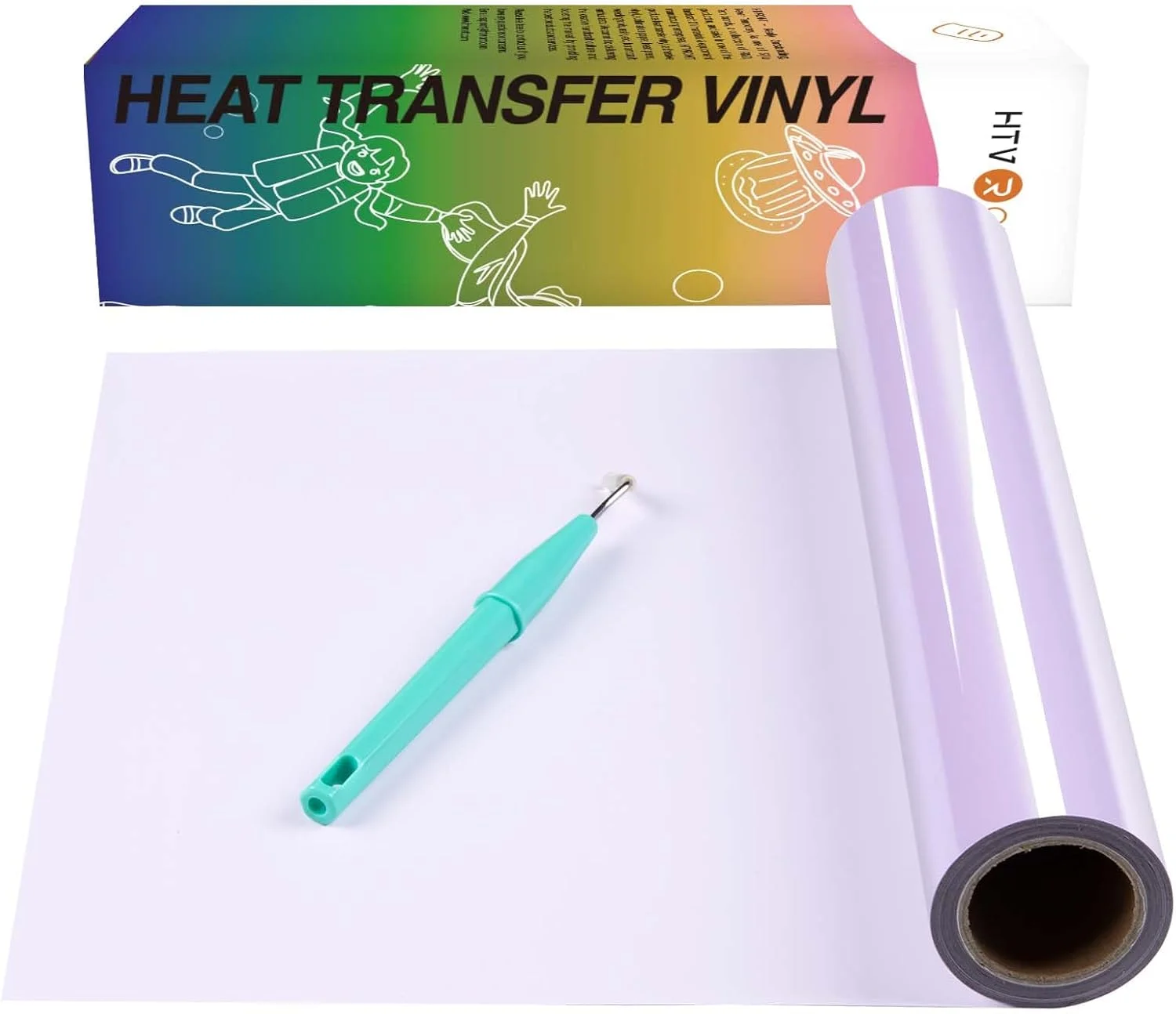 رول های وینیل انتقال حرارت بنفش HTVRONT HTV - 4.5 متر در 30 سانتیمتر وینیل اتویی بنفش روشن برای تی شرت، برش و جدا کردن آسان برای طراحی وینیل حرارتی رول های وینیل انتقال حرارت بنفش HTVRONT HTV - 4.5 متر در 30 سانتیمتر وینیل اتویی بنفش روشن برای تی شرت، برش و جدا کردن آسان برای طراحی وینیل حرارتی