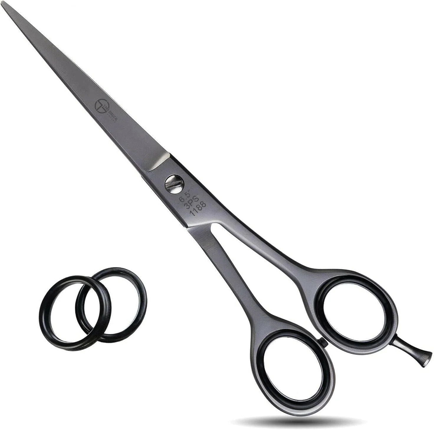 قیچی آرایشگری حرفه ای استیل ضد زنگ 3Pro Surgical مناسب برای آقایان و بانوان، 6.5 اینچ