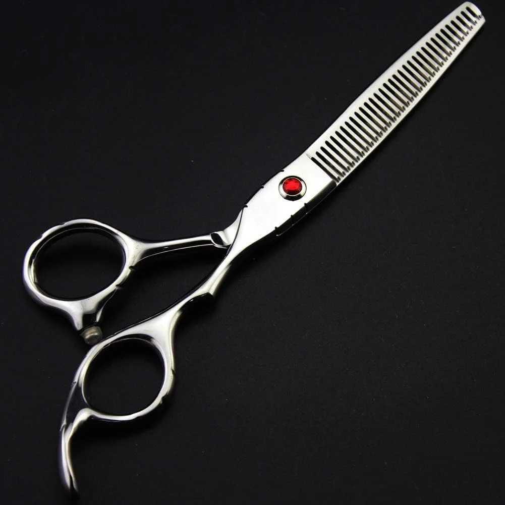 Retro Barber Scissors,Luxury Hair Scissors,Professional Barber Salon Scissors,Professional Hairdressing Scissors Hair Scissors Set,C1,flat cut 6 inch