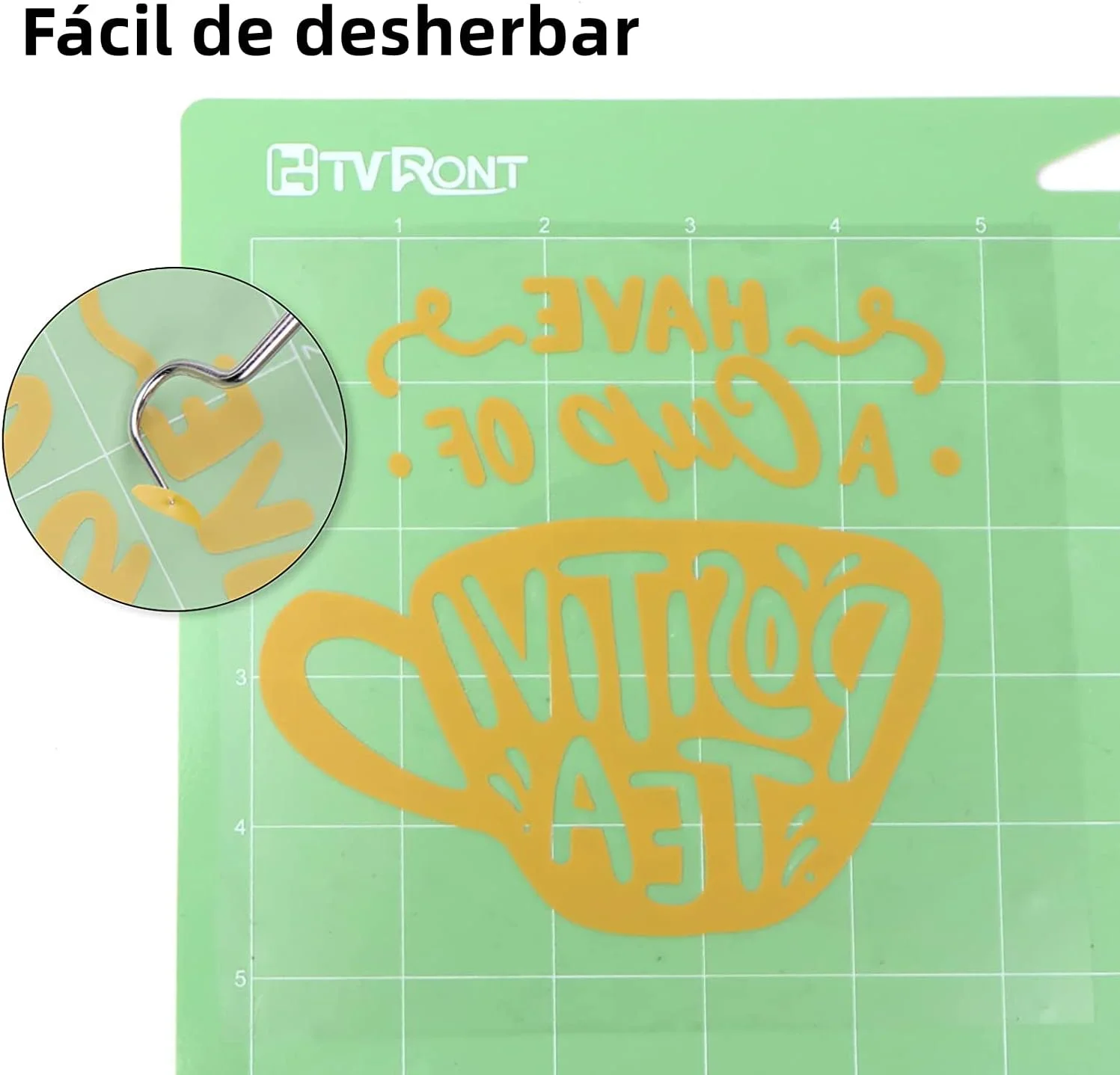 رول وینیل انتقال حرارت HTVRONT HTV - وینیل HTV طلایی 30.5 سانتی متر * 1.5 متر برای تی شرت، وینیل حرارتی برای همه دستگاه های برش - برش و جدا کردن آسان برای طراحی وینیل حرارتی (طلایی)