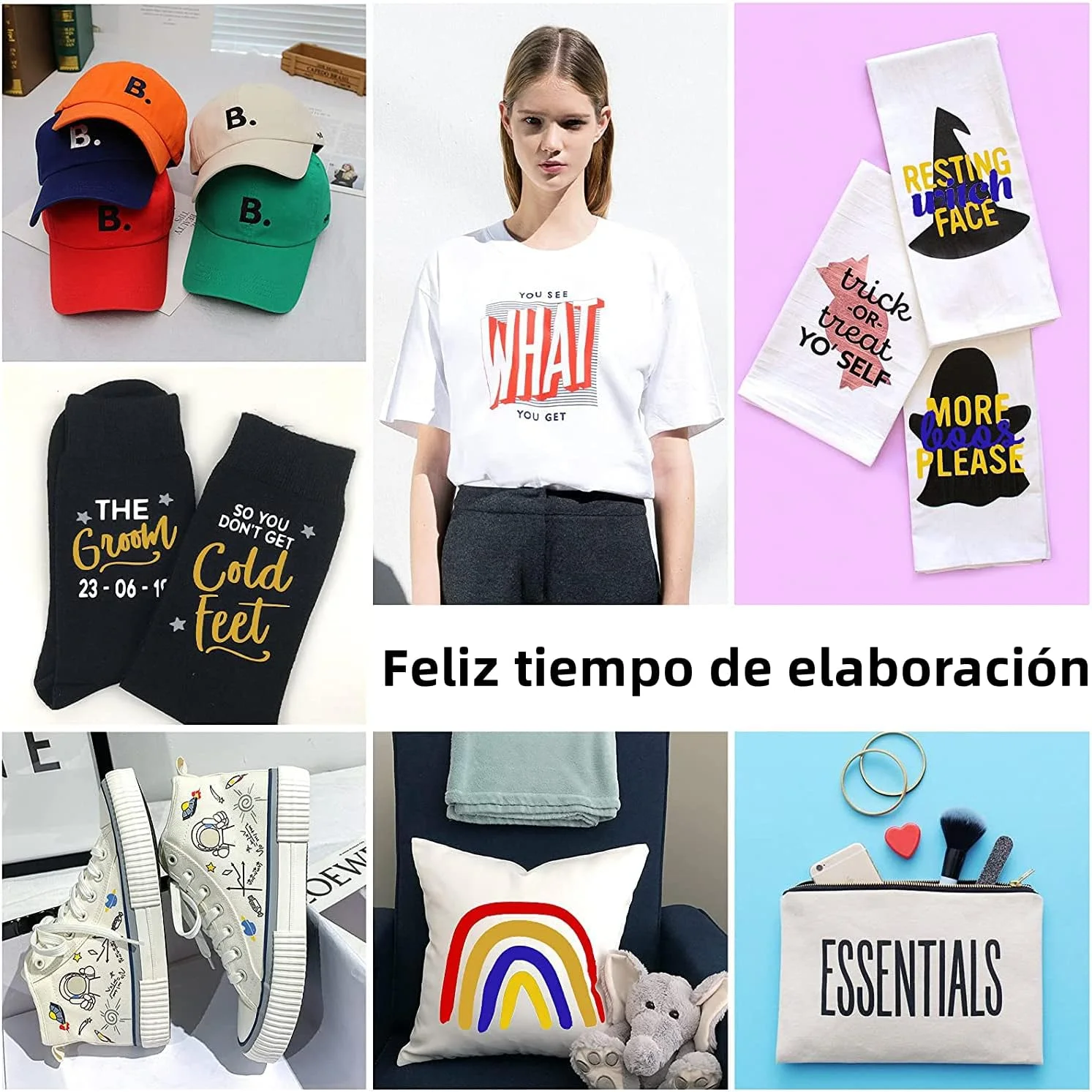 رول وینیل انتقال حرارت HTVRONT HTV - وینیل HTV طلایی 30.5 سانتی متر * 1.5 متر برای تی شرت، وینیل حرارتی برای همه دستگاه های برش - برش و جدا کردن آسان برای طراحی وینیل حرارتی (طلایی)