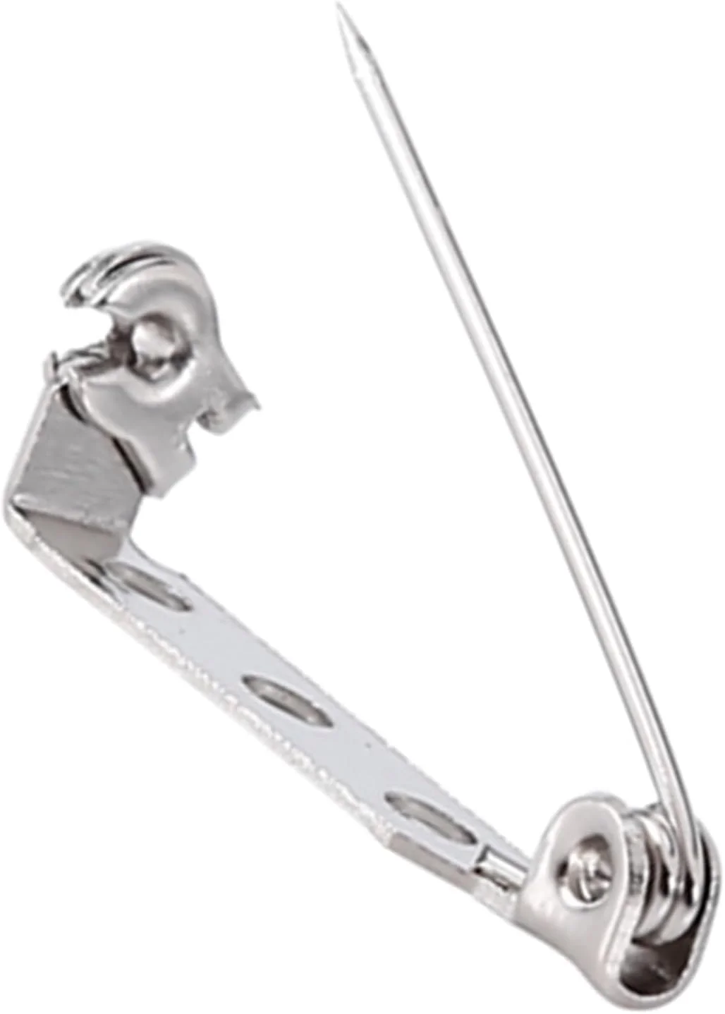 والفرانت 50 عدد سنجاق سینه قفل دار غلتکی ایمنی، میله سنجاق سینه، قفل پشتی ایمنی، سنجاق های نشان DIY غلتکی (25 میلی متر)