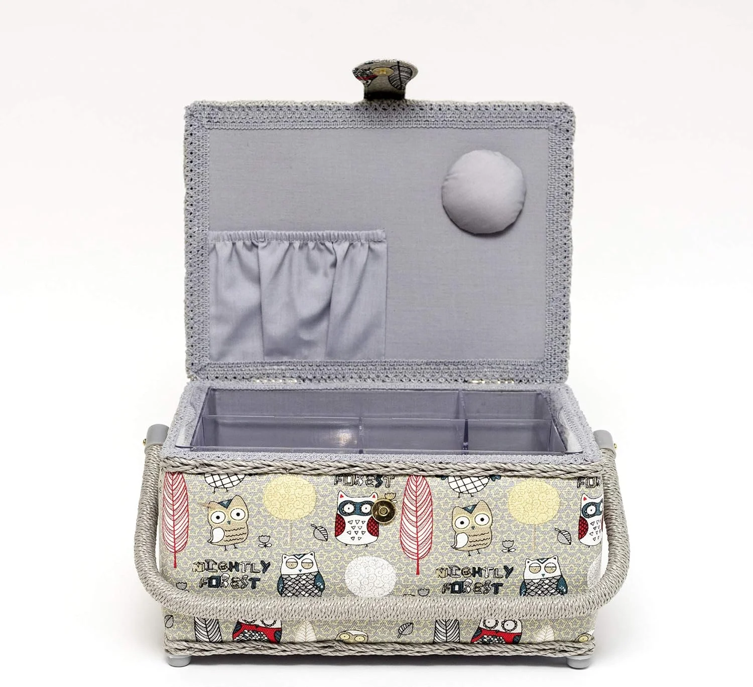 سبد خیاطی جنگل شبانه Korbond - L14.5cm x W19cm x H26cm سبد خیاطی جنگل شبانه Korbond - L14.5cm x W19cm x H26cm