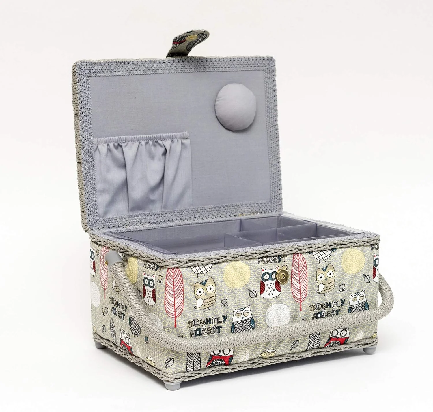 سبد خیاطی جنگل شبانه Korbond - L14.5cm x W19cm x H26cm سبد خیاطی جنگل شبانه Korbond - L14.5cm x W19cm x H26cm