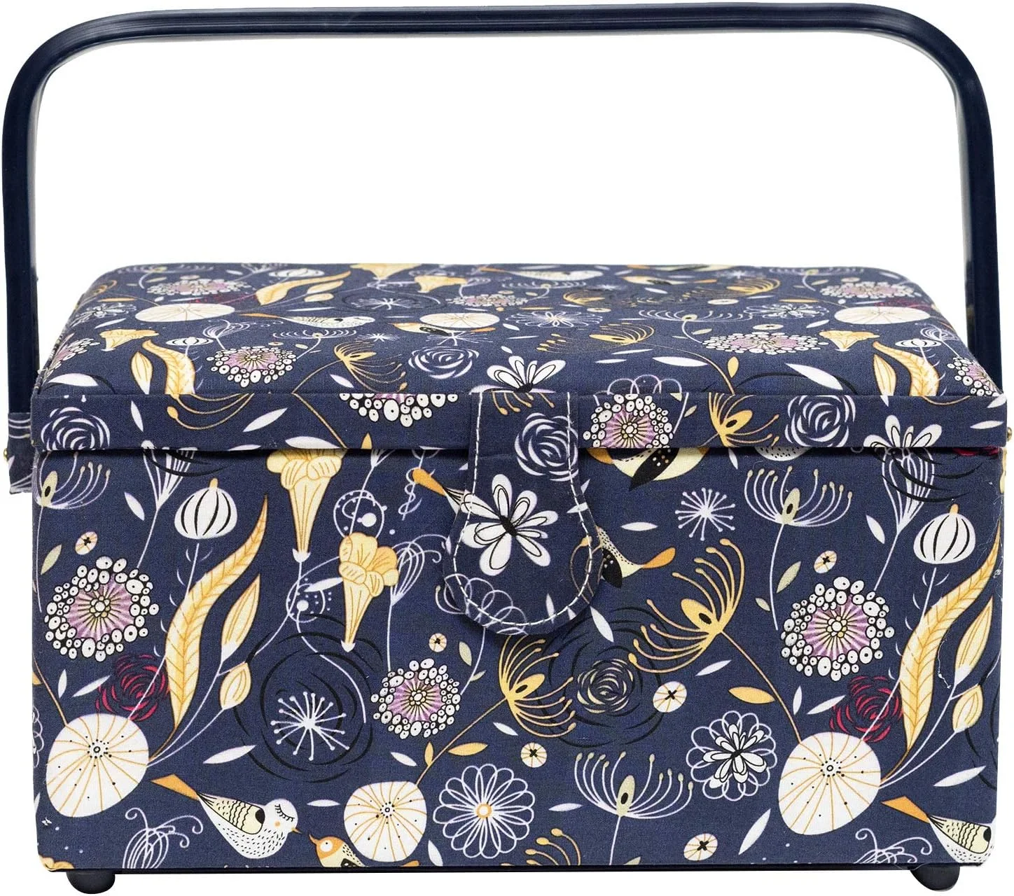 سبد خیاطی Korbond - متوسط - طرح پارک مسحور شده - 14.5 سانتی متر x 19 سانتی متر x 26 سانتی متر - محل نگهداری لوازم خیاطی، کیت های خیاطی و ابزار گلدوزی سبد خیاطی Korbond - متوسط - طرح پارک مسحور شده - 14.5 سانتی متر x 19 سانتی متر x 26 سانتی متر - محل نگهداری لوازم خیاطی، کیت های خیاطی و ابزار گلدوزی