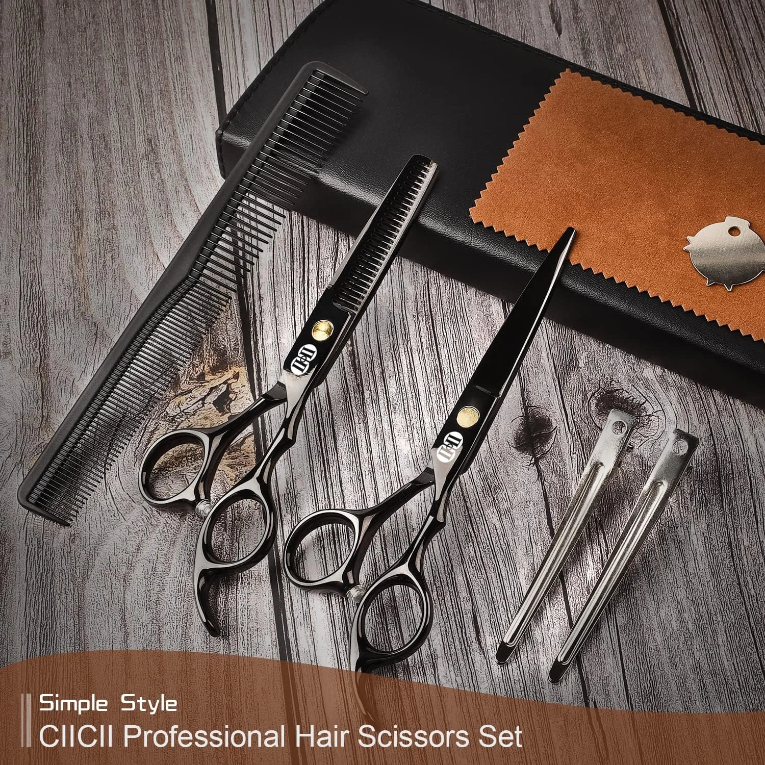 ست قیچی آرایشگری حرفه ای CIICII ست قیچی آرایشگری حرفه ای CIICII