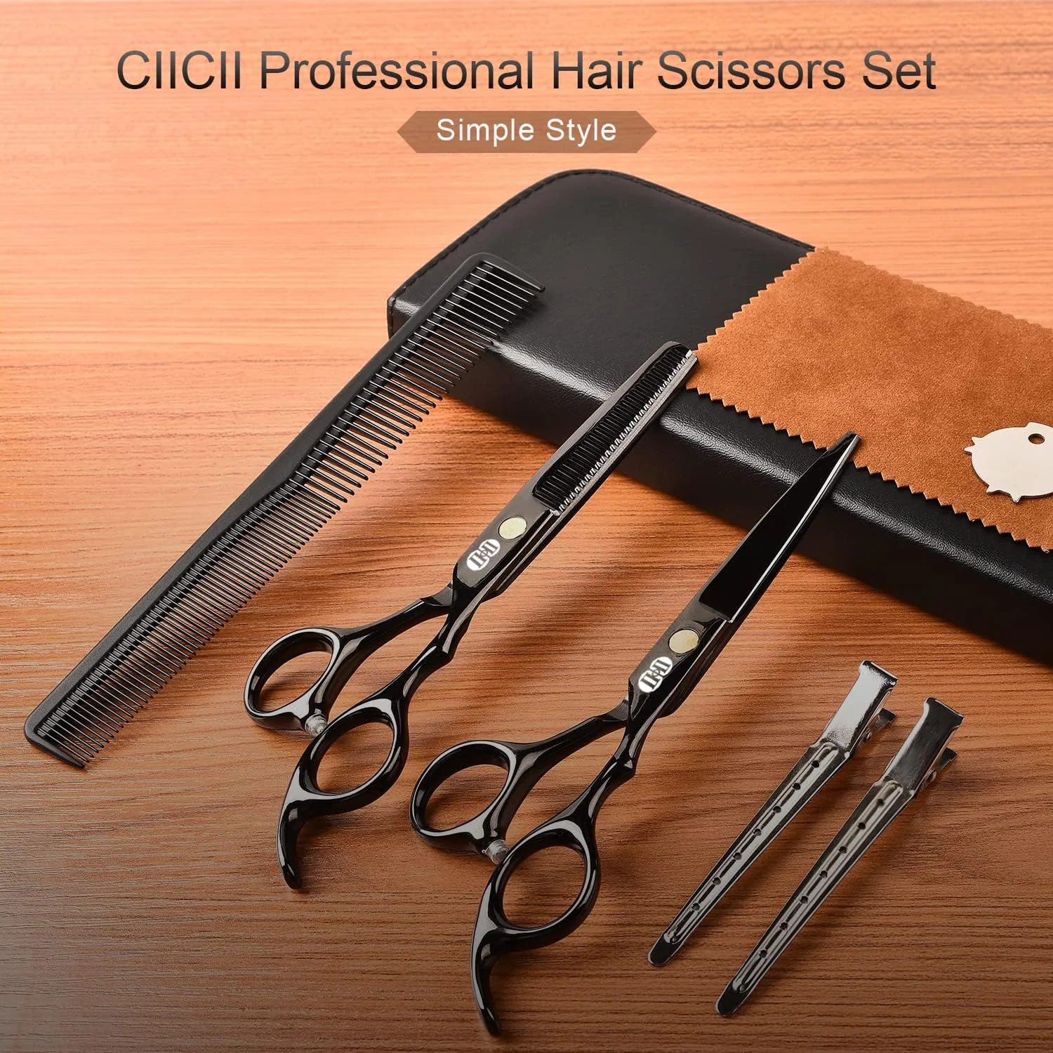 ست قیچی آرایشگری حرفه ای CIICII ست قیچی آرایشگری حرفه ای CIICII