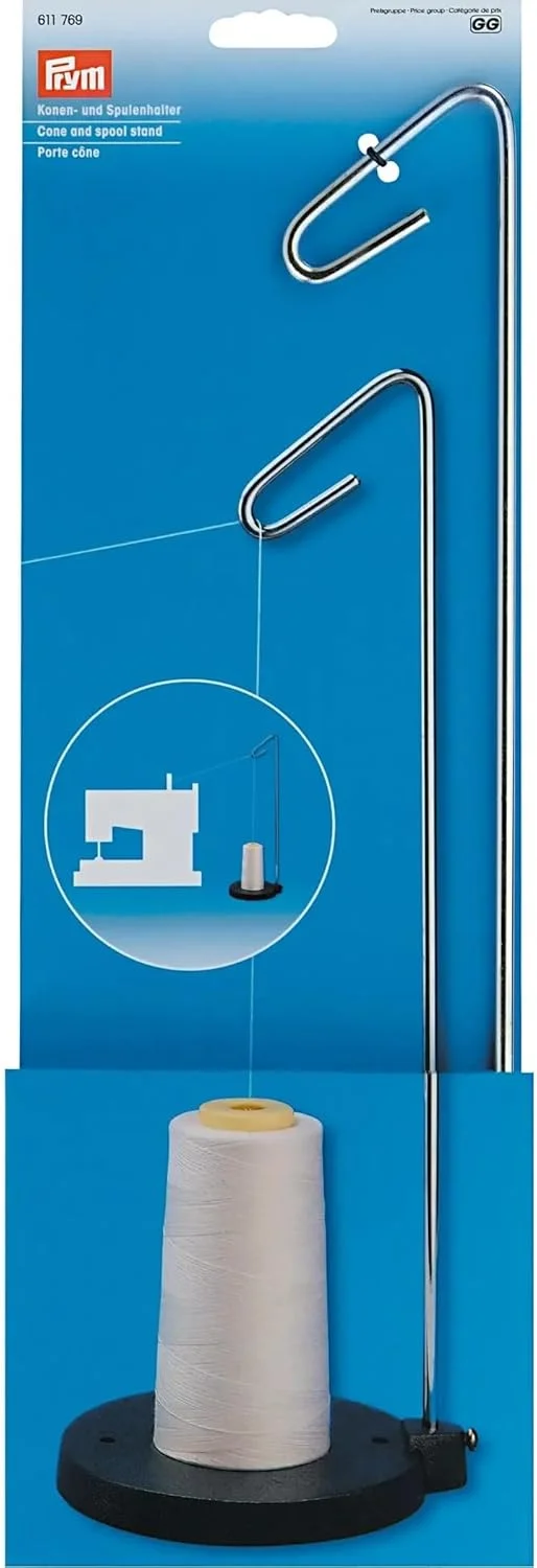 Prym Cone and Spool Stand, Silver, One Size