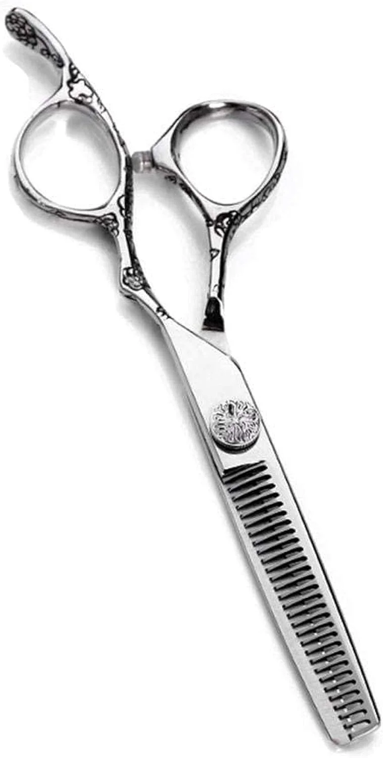 قیچی آرایشگری مو، آرایشگر حرفه ای Keen، دو طرفه، قیچی پیتاژ 6 اینچی، میزان پیتاژ 8% - 10%، مناسب برای سالن یا استفاده خانگی قیچی آرایشگری مو، آرایشگر حرفه ای Keen، دو طرفه، قیچی پیتاژ 6 اینچی، میزان پیتاژ 8% - 10%، مناسب برای سالن یا استفاده خانگی