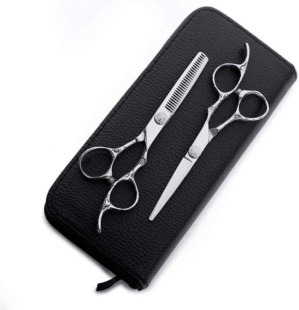 قیچی آرایشگری مو، آرایشگر حرفه ای Keen، دو طرفه، قیچی پیتاژ 6 اینچی، میزان پیتاژ 8% - 10%، مناسب برای سالن یا استفاده خانگی قیچی آرایشگری مو، آرایشگر حرفه ای Keen، دو طرفه، قیچی پیتاژ 6 اینچی، میزان پیتاژ 8% - 10%، مناسب برای سالن یا استفاده خانگی