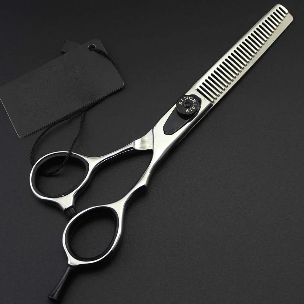 قیچی آرایشگری مو، آرایش مو کلاسیک حرفه ای با کیف زیبا (برش دندانه ای 5.5 اینچ) قیچی آرایشگری قیچی آرایشگری مو، آرایش مو کلاسیک حرفه ای با کیف زیبا (برش دندانه ای 5.5 اینچ) قیچی آرایشگری