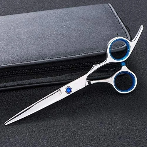 قیچی آرایشگری، قیچی حرفه ای آرایشگری برای стрижка چتری مو، قیچی تخت آرایشگری موهای نازک - فولاد ضد زنگ ژاپنی، قیچی آرایشگر