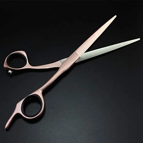 قیچی آرایشگری مو، حرفه ای 7 اینچ ژاپن 440c، قیچی آرایش سگ و حیوانات خانگی، قیچی آرایشگری مو، آرایشگر (طلایی)، قیچی آرایشگری (بنفش)