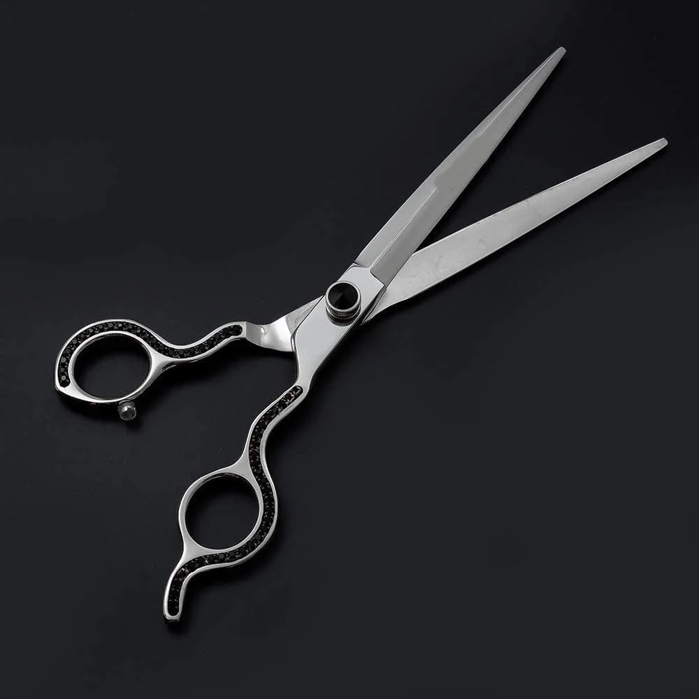 قیچی آرایشگری مو، حرفه ای JP440c تیتانیومی نقره ای 8 اینچی مناسب پیرایش سگ و حیوانات خانگی، قیچی اصلاح موی حیوانات خانگی نقره ای درجه یک، قیچی آرایشگری قیچی آرایشگری مو، حرفه ای JP440c تیتانیومی نقره ای 8 اینچی مناسب پیرایش سگ و حیوانات خانگی، قیچی اصلاح موی حیوانات خانگی نقره ای درجه یک، قیچی آرایشگری
