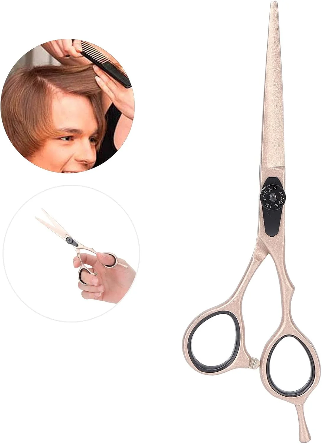 قیچی آرایشگری، ابزار حالت دهی مو، قیچی مو جمع و جور، قابل حمل، تیز و انعطاف پذیر برای آرایشگاه، منزل و مسافرت (#2) قیچی آرایشگری، ابزار حالت دهی مو، قیچی مو جمع و جور، قابل حمل، تیز و انعطاف پذیر برای آرایشگاه، منزل و مسافرت (#2)