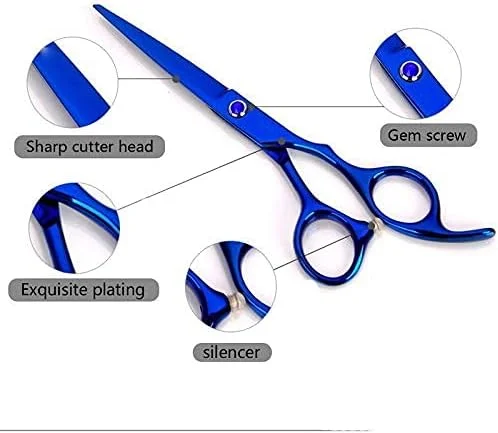 قیچی آرایشگری مو، ابزار حالت دهنده و نازک کننده مو 6 اینچی، قیچی آرایشگری استیل ضد زنگ سالن، تیغه های تخت معمولی، قیچی آرایشگری (16) (رنگ: 4) قیچی آرایشگری مو، ابزار حالت دهنده و نازک کننده مو 6 اینچی، قیچی آرایشگری استیل ضد زنگ سالن، تیغه های تخت معمولی، قیچی آرایشگری (16) (رنگ: 4)